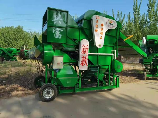 2021花生摘果排杂一体机