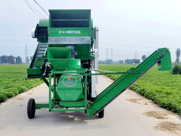 新型干湿两用花生摘果机